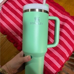 Stanley Refreshing Green Tumbler with Handle